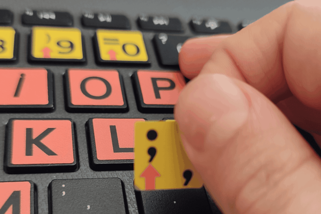 positionnement des touches