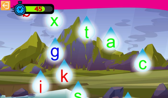 module pluie de lettres logiciel Facil'Ordys